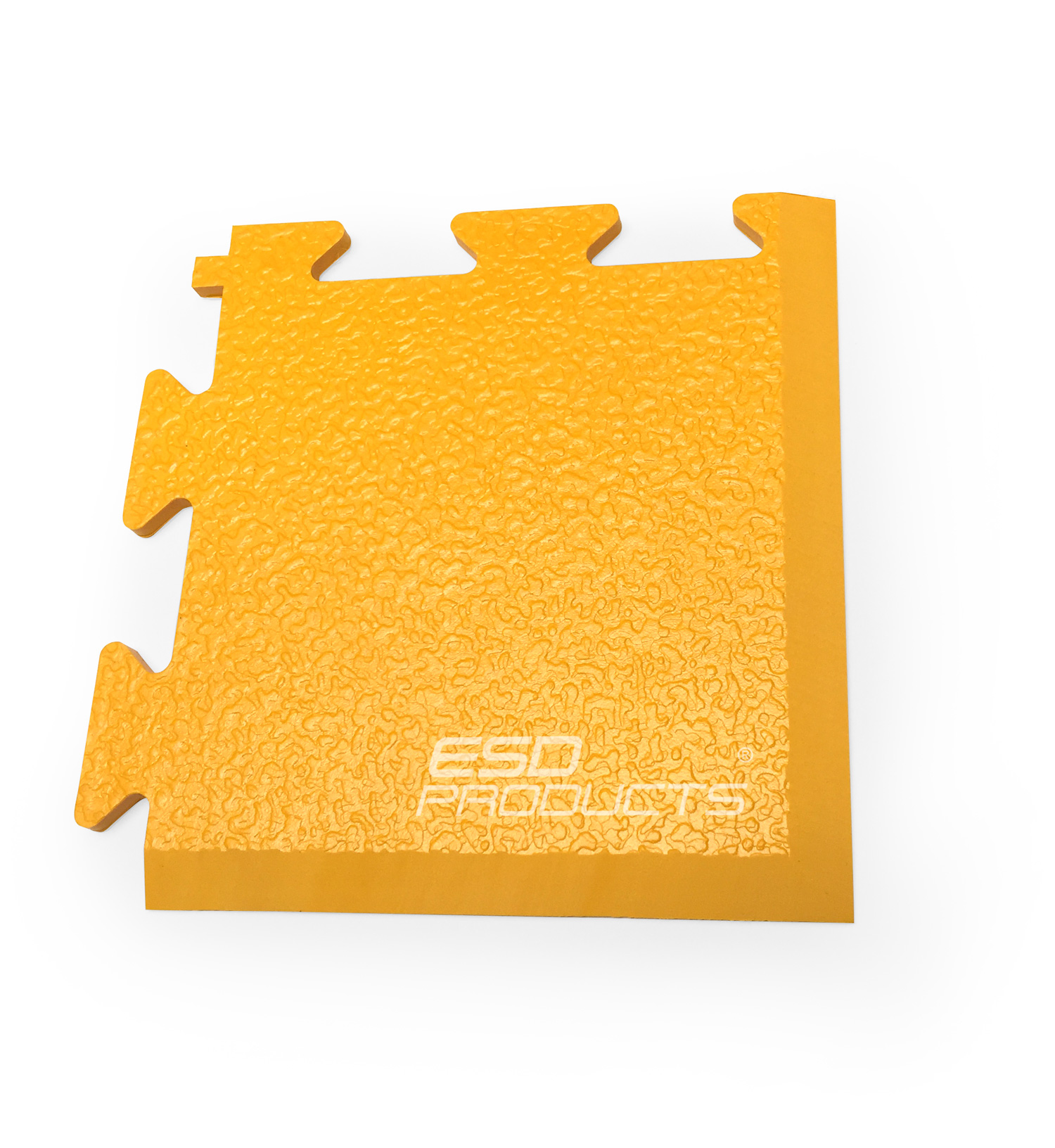 ESD Puzzle Corner INCAFLOOR Cut Milled Yellow 140x140x5mm 1